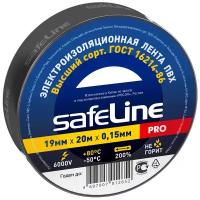 Safeline изолента ПВХ 19/20 черная, 150мкм, арт.9366