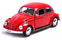 Машинка Автоград Volkswagen Beetle 1967 7152973/3098625 1:32, 12.5 см, красный