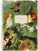 Тетрадь на гребне, А5, Bruno Visconti "лесная сказка", 60л, линовка в точку