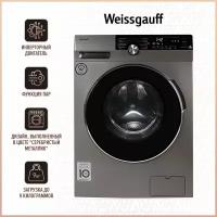 Стиральная машина с инвертором и паром Weissgauff WM 5649 DC Inverter Steam Silver