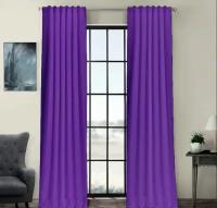 Ткань для штор Софт Фиолетовый. отрез 2,5 метра