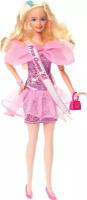 Кукла Mattel Barbie Rewind 80S Edition Curly Blonde Hair, 29 см, HJX20 розовый