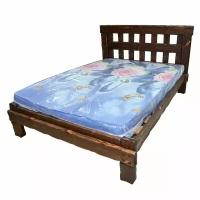 Кровать деревянная ммк-древ "Купец 1" 140*200 светлый орех