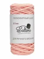 Пряжа SALTERA Шнур полиэфирный, пудра - 113, 100% полиэфир, 1 моток, 200 г., 100 м