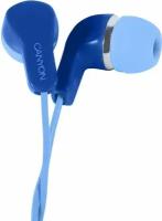 Наушники Canyon Stereo Earphones with inline microphone, Blue, cable length 1.2m, 20*15*10mm, 0.013kg