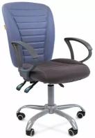 Кресло Chairman 9801 Эрго сид.10-128 серый/сп.10-141 голубой