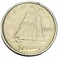 Канада 10 центов 1943 г