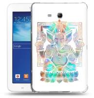 Чехол задняя-панель-накладка-бампер MyPads умный слон для Samsung Galaxy Tab 3 Lite 7.0 SM-T110/T111 противоударный