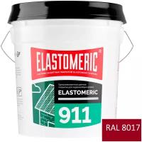 Покрытие для гидроизоляции и окраски металлических крыш Elastomeric 911 (20кг.), темно-коричневый