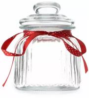 Банка стеклянная с крышкой FLEUR 650мл, ATTRIBUTE JAR