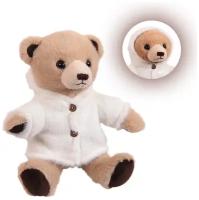 Мягкая игрушка ABtoys Медведь в курточке, 20см. M4966