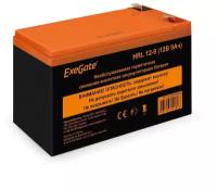 Аккумуляторная батарея ExeGate HRL 12-9 (12V 9Ah 1234W, клеммы F2)
