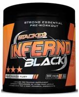 Предтренировочный комплекс Stacker2 Inferno Black, фруктовый пунш, 300 гр. + кофеин