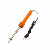 Паяльник электрический с пластиковой рукояткой Soldering Iron WD-62, 60 Вт (оранжевый)