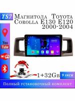 Магнитола TS7 Toyota Corolla E130 E120 2000-2004 1/32Gb