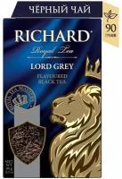 Чай цейлонский черный листовой Lord grey (Лорд грей) с ароматом бергамота и лимона ТМ Richard (Ричард)