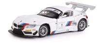 Модель автомобиля Автопанорама BMW Z4 GT3, белая, 1/24 JВ1200123