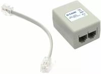 ADSL сплиттер D-Link (DSL-30CF) 1 in + 2 out RJ11 (Annex A)