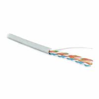 Кабель Hyperline Витая пара 305м. Hyperline Тип кабеля UTP Одножильный 24AWG кол-во пар 4 серый hypuutp4-c5e-s24-in-lszh-gy-305