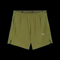 Шорты PUMA 5"Ultrabreathe Stretch Short, размер M, зеленый