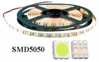 Светодиодная лента SMD5050, IP20, 60 светодиодов на метр BEELED BLDS20-5050H300A-12 - упаковка 5м