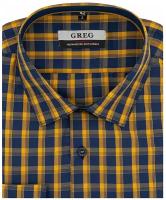 Рубашка GREG, размер 174-184/42, желтый