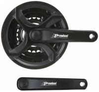 Шатуны PROWHEEL TA-CQ02 152MM; CHAINRINGS 24/34/42T w/PLASTIC BLACK CHAINGUARD