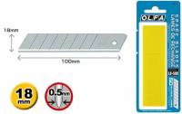 Лезвие OLFA OL-LB-50B сегментированное, 8 сегментов, 18х100х0,5мм, 50шт