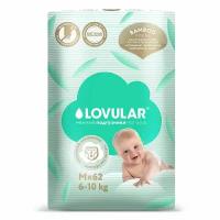 Подгузники Lovular Hot Wind Bamboo Powder M (6-10кг) 62шт