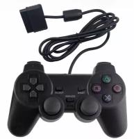 Проводной геймпад джойстик MyPads для Sony Playstation 2 Doubleshock черный