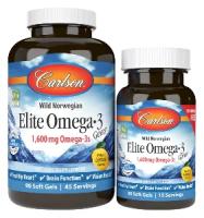 Carlson Labs Elite Omega-3 Gems 30+90 Soft gels