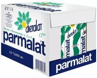 Молоко Parmalat Dietalat ультрапастеризованное витаминизированное 0.5%, 12 шт. по 1 л