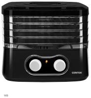 Сушилка для овощей Centek CT-1659 Черный, 5л, 270Вт, 5 поддонов, мех. упр