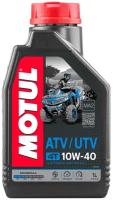 Минеральное моторное масло Motul ATV-UTV 4T 10W40, 1 л
