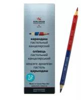 юКарандаш 2цв. син./крас. (KOH-I-NOR) 9мм арт.3423. Количество в наборе 12 шт