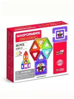 Магнитный конструктор MAGFORMERS 715014-Д Basic Plus Set - Девочка 27 дет