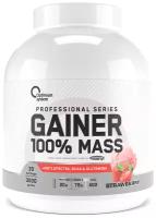 Optimum System 100% MASS GAINER (Клубника) (3000 грамм) Клубника