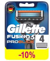 Gillette Сменные лезвия Gillette Fusion5 ProGlide 4 шт
