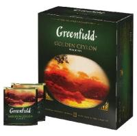 Чай в пакетиках Greenfield Golden Ceylon, черный, 100 шт