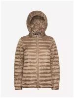 Куртка GEOX Jaysen, демисезон/зима, средней длины, силуэт трапеция, водонепроницаемая, капюшон