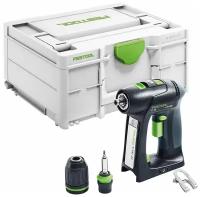 Безударные дрель-шуруповерты аккумуляторные Festool Festool Аккумуляторная дрель-шуруповёрт C 18