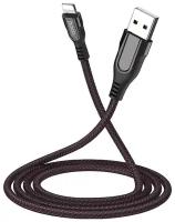 USB Hoco U54 Advantage Lightning (L=1м) черный