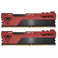 Оперативная память Patriot Memory VIPER ELITE II 64 ГБ (32 ГБ x 2 шт.) DDR4 3200 МГц DIMM CL18 PVE2464G320C8K