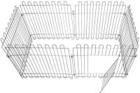 Вольер / манеж / клетка для собак и других животных 6 секций / Вольер оцинкованный