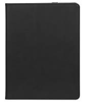 Чехол MyPads для Apple iPad Pro 12.9 2020/ 2021 (MHNF3 /K3 /Q3) (MHR83 /43 /E3) (MXFA2,MY2J2,MXAU2) с визитницей и держателем для руки черный натуральная кожа Prestige бизнес класса