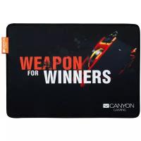 Коврик игровой для мыши Canyon CND-CMP8 50х42 см, черный