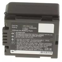 Аккумуляторная батарея iBatt 1320mAh для Panasonic VW-VBG390, VW-VBG6-K, VW-VBG130-K