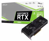 Видеокарта PNY RTX3060 12GB VERTO Dual Fan GDDR6 192bit 1x HDMI, 3x DisplayPort, PCIE4.0, LHR, RTL (VCG306012DFBPB1) (453541)