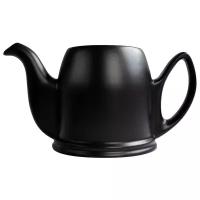 Чайник заварочный Salam Mat Black на 2 чашки без крышки объем 370 мл, фарфор, цвет черный, Guy Degrenne, 150450