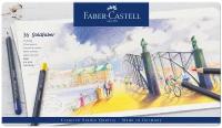 Карандаши цветные Faber-Castell "Goldfaber" 36цв, круглые, заточен, метал. коробка, 1 шт